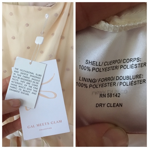 Gal Meets Glam Florence tiered chiffon dot dress - Picture 7 of 8